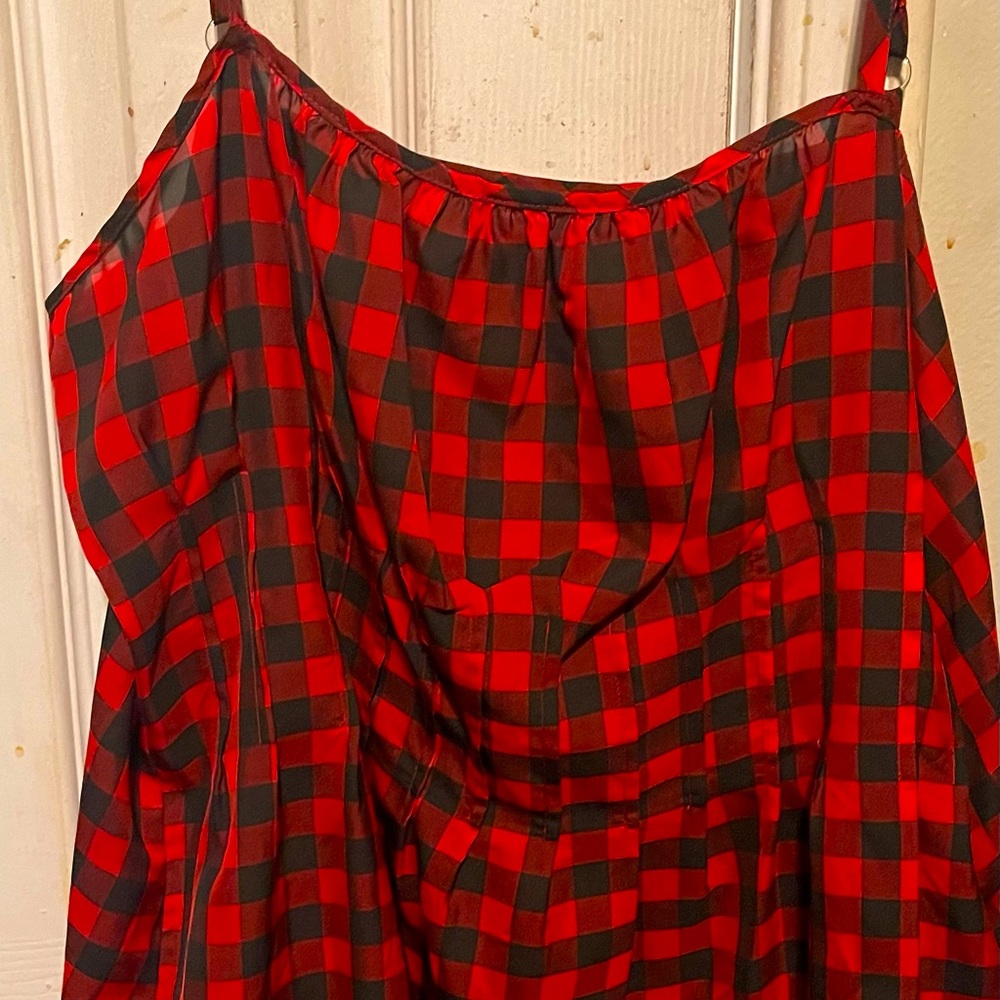 Red/Black Cami